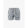 Nylon swim shorts with micro-pattern