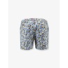 Nylon swim shorts with micro-pattern