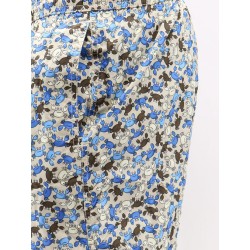 Nylon swim shorts with micro-pattern