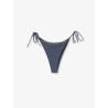Marielle nylon beach briefs with rhinestones
