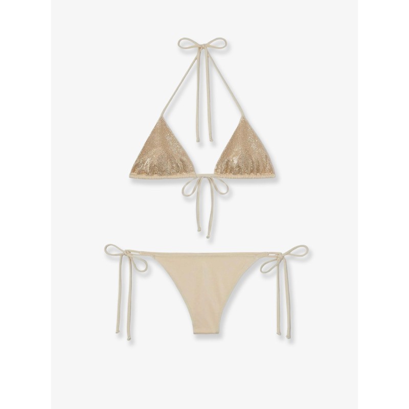Maleah bikini in nylon with all-over rhinestone detail