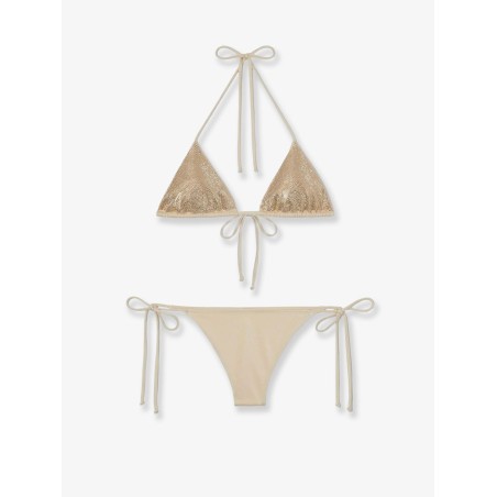 Maleah bikini in nylon with all-over rhinestone detail