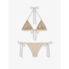 Maleah bikini in nylon with all-over rhinestone detail