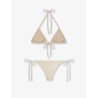 Maleah bikini in nylon with all-over rhinestone detail