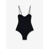 Medea one-piece lurex fabric swimsuit
