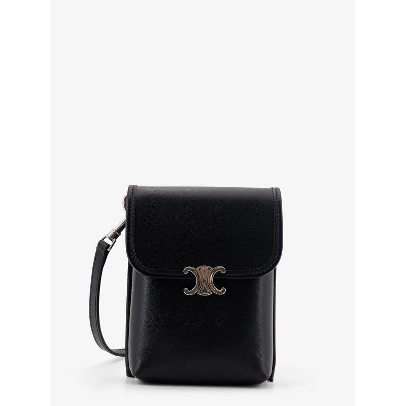 Soft Triomphe leather shoulder bag