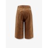 Inez suede bermuda shorts