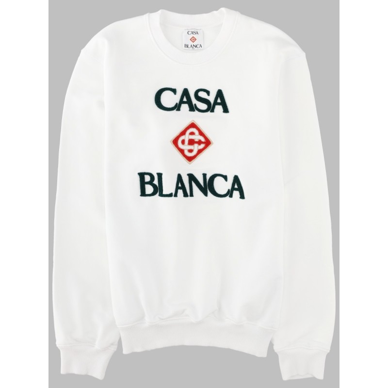 FELPA CON LOGO RICAMATO