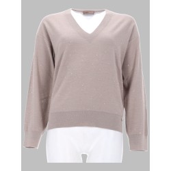 MAGLIA CON SCOLLO A V