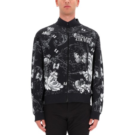 COTTON FLEECE BOMBER JACKET