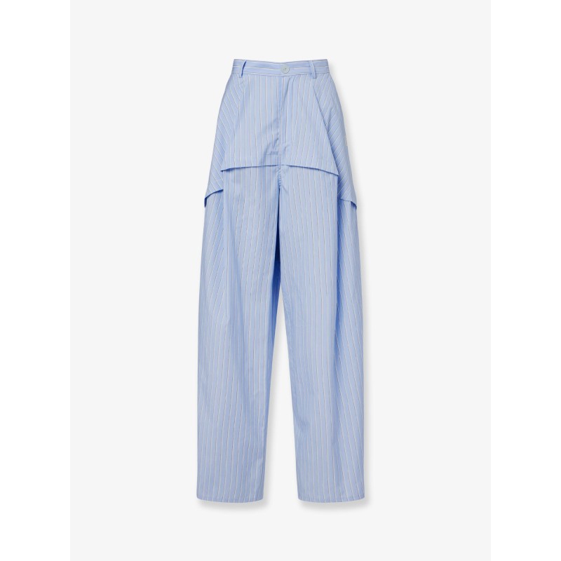 Paula's Ibiza -triped cotton pajamas trousers