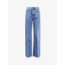 Flared cotton jeans