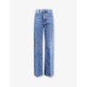 Flared cotton jeans