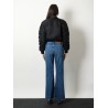 Flared cotton jeans