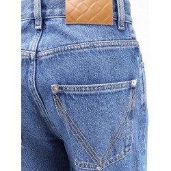 Flared cotton jeans