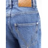 Flared cotton jeans