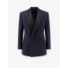 Wool blazer with Intrecciato detail