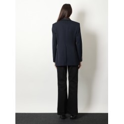 Wool blazer with Intrecciato detail