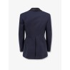 Wool blazer with Intrecciato detail