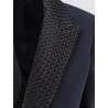 Wool blazer with Intrecciato detail