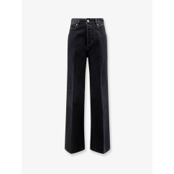 Black denim trousers