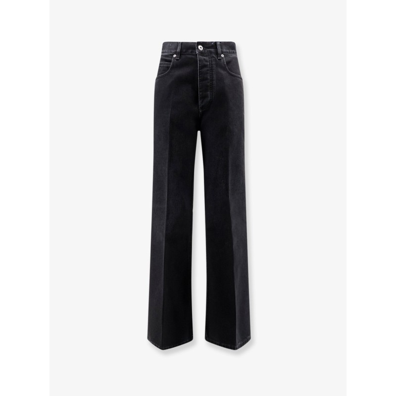 Black denim trousers