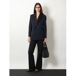 Black denim trousers