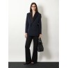 Black denim trousers