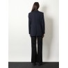 Black denim trousers
