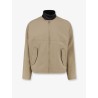 Cotton jacket with Intrecciato detail