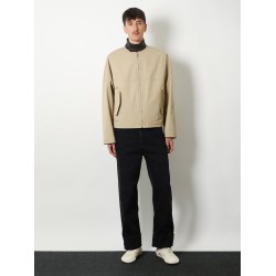 Cotton jacket with Intrecciato detail