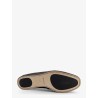 Crocodile-print leather loafers