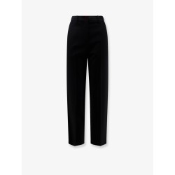 Cigarette virgin wool trousers