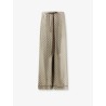 Silk trousers with all-over GG motif