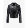 Leather biker jacket