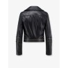 Leather biker jacket