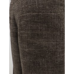 Wool and linen blend trousers