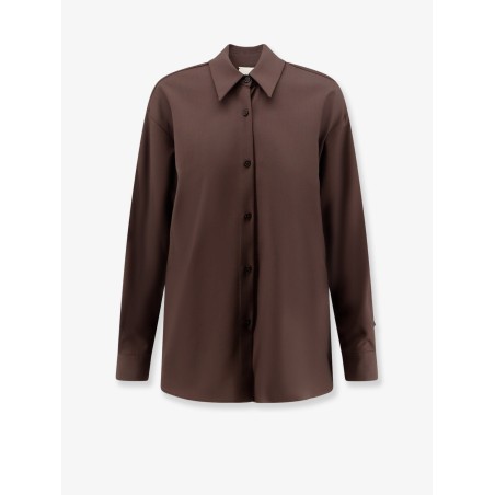 Stretch virgin wool shirt