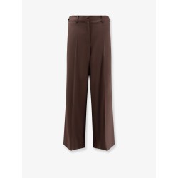 Stretch virgin wool trousers