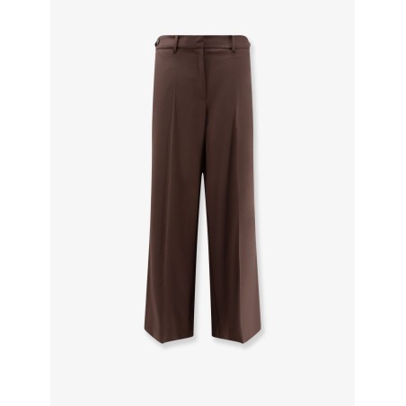 Stretch virgin wool trousers