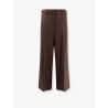 Stretch virgin wool trousers