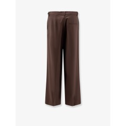 Stretch virgin wool trousers