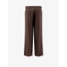 Stretch virgin wool trousers