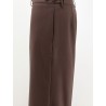 Stretch virgin wool trousers
