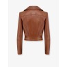 Leather biker jacket