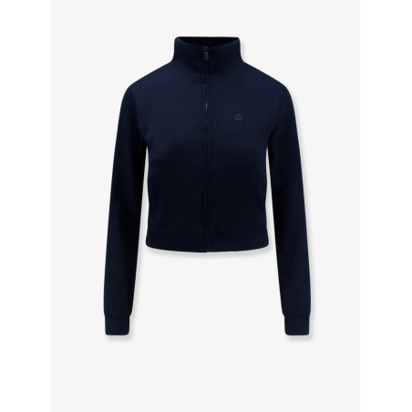 Lightweight ribbed cotton jersey sweatshirt