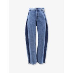 Blue denim jeans