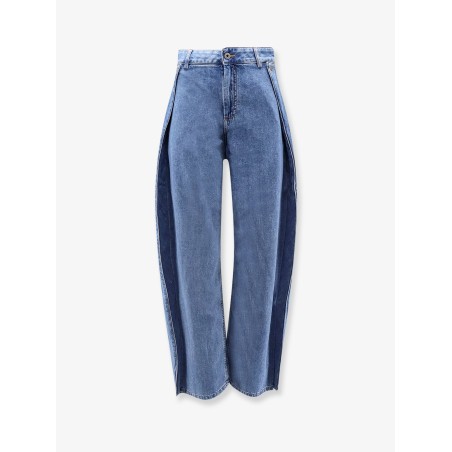Blue denim jeans