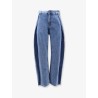 Blue denim jeans