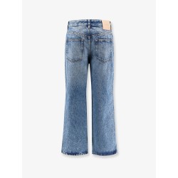 Paula's Ibiza- Blue denim jeans with side embroidered logo